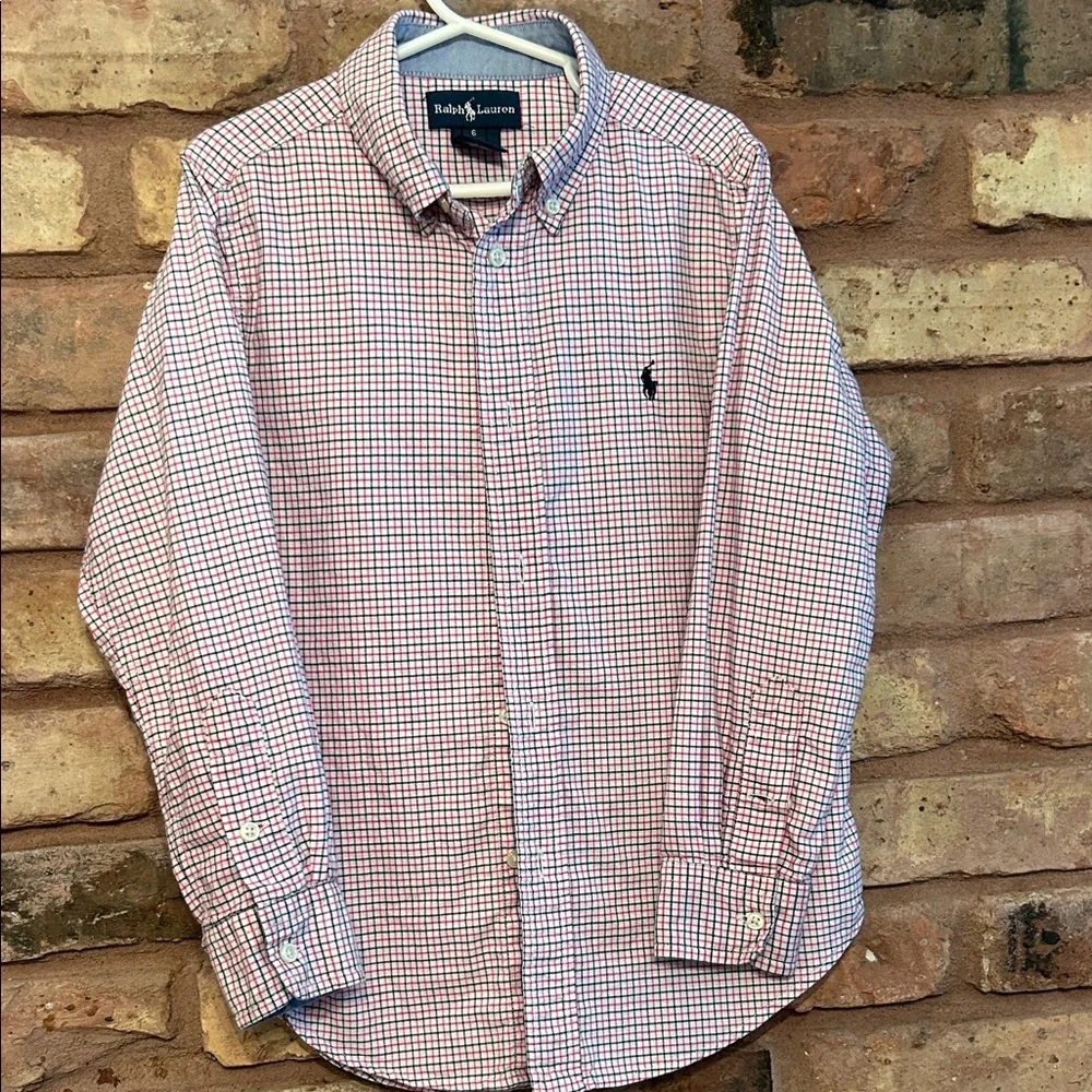 Ralph Lauren Kids Plaid Button-Down Shirt